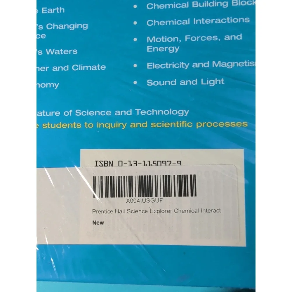Prentice Hall Science Explorer: Chemical Interactions New Sealed Discovery Chann